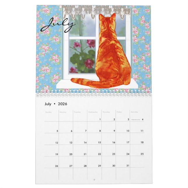 2021 Cats Just Wanna Have Fun Cat Art 2021Calendar Calendar (Jul 2026)