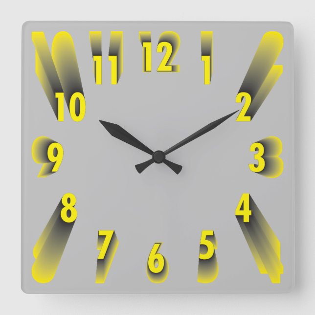 2021 colours clock dial Acrylic Wall Clock (Front)