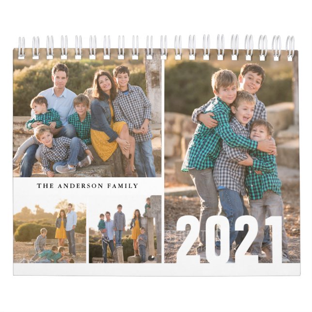 2021 Custom Photo Calendar Simple Create Your Own (Cover)