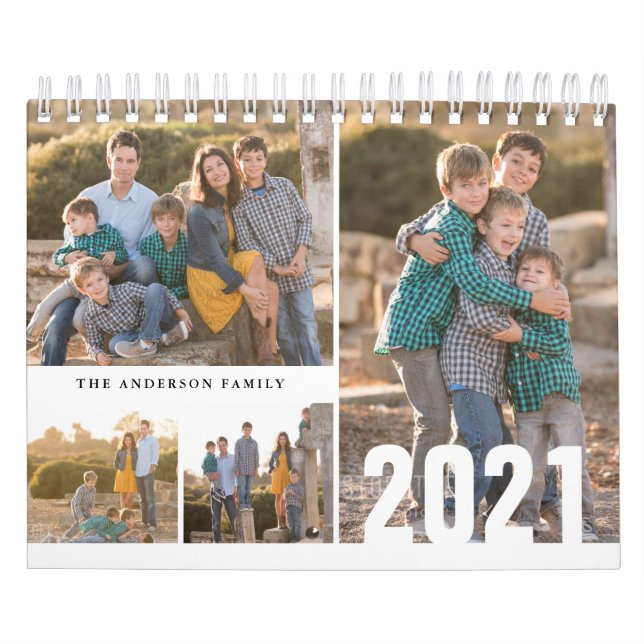 2021 Custom Photo Calendar Simple Create Your Own (Cover)