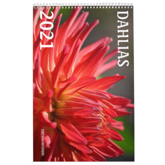 2021 DAHLIA CALENDAR- DRYANORIGINAL CALENDAR