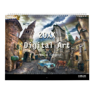 2021 Digital Surreal & Fantasy Art Calendar