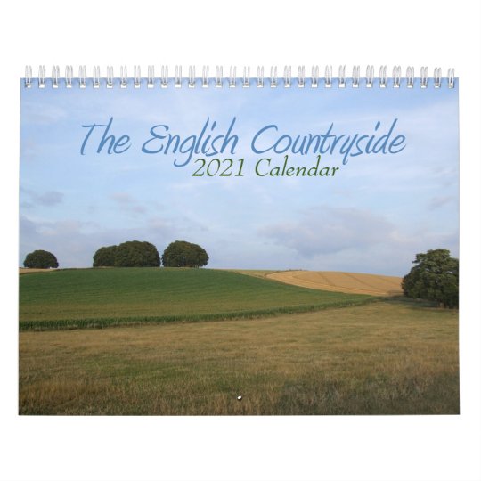 2021 English Countryside Calendar | Zazzle.co.uk