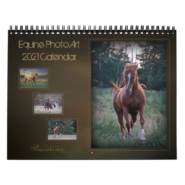 2021 Equine Fine Art Calendar (Cover)