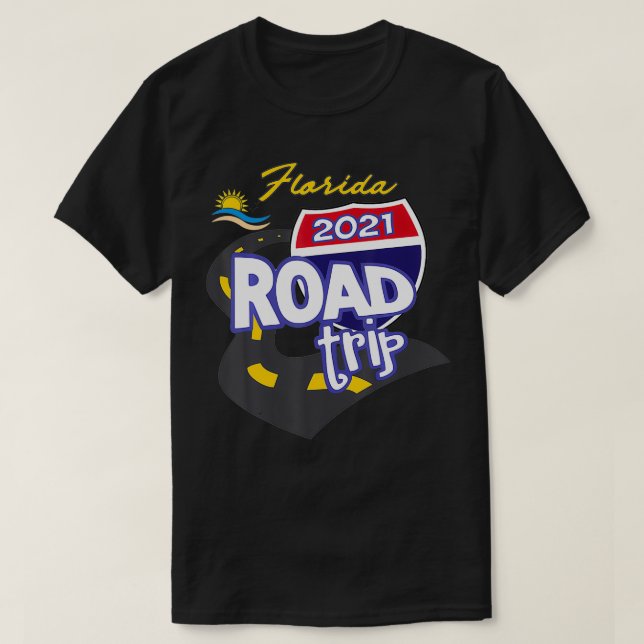 2021 Florida Road Trip  T-Shirt (Design Front)