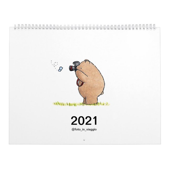 2021 foto_in_viaggio calendar (Cover)