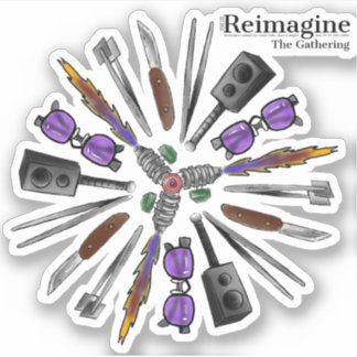 2021 Gathering T-shirt Design Sticker