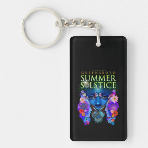 2021 Greensboro Summer Solstice Festival Keepsake Key Ring