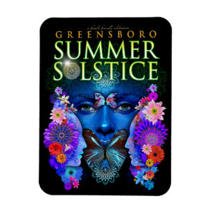 2021 Greensboro Summer Solstice Festival Keepsake Magnet
