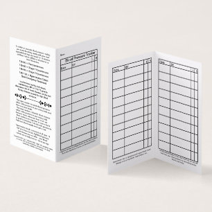2021 Handy Wallet Card for Blood Pressure Tracking