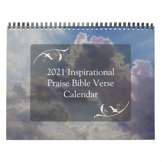 2021 Inspirational Praise Bible Verse Calendar (Cover)