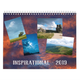 2021   Inspirational with photos and messages Calendar