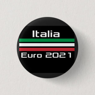 2021 Italia Euro T-shirt 3 Cm Round Badge