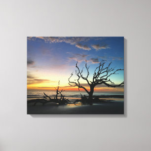 2021 jekyll island sunrise canvas #3 print