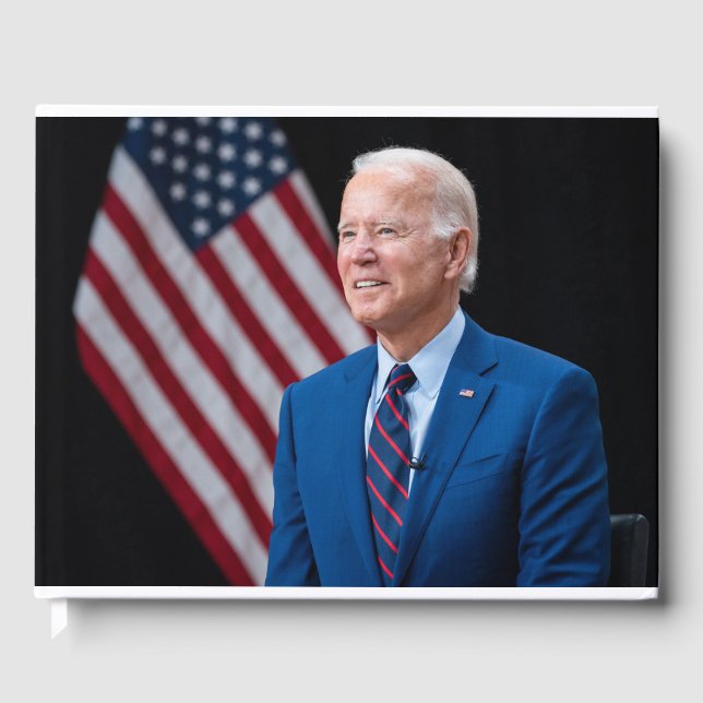 2021 Joe Biden US President Portrait Guest Book (Front)