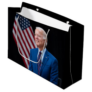 2021 Joe Biden US President Portrait Large Gift Bag
