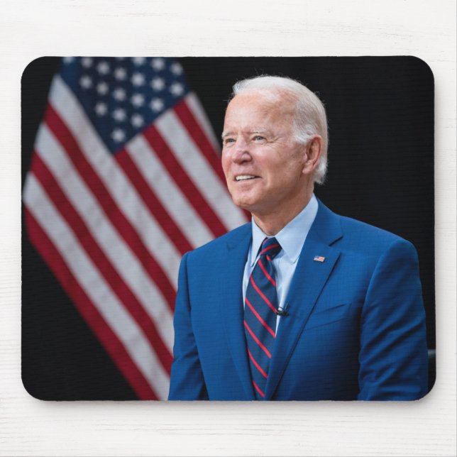 2021 Joe Biden US President Portrait Mouse Mat (Front)