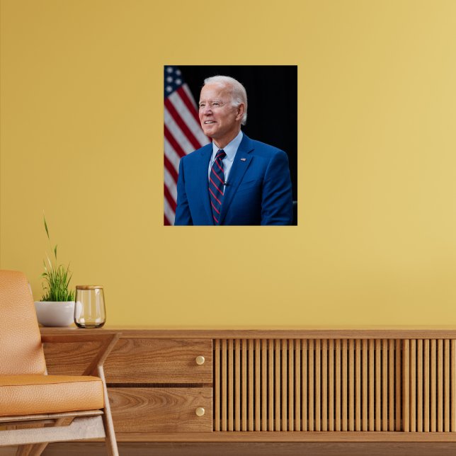 2021 Joe Biden US President Portrait Poster (Living Room 2)