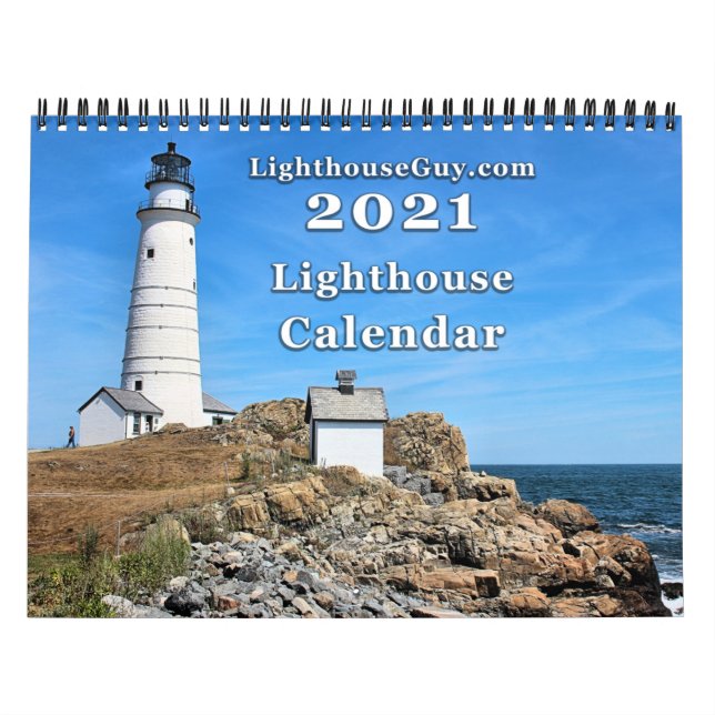 2021 LighthouseGuy.com Lighthouse Calendar (Cover)