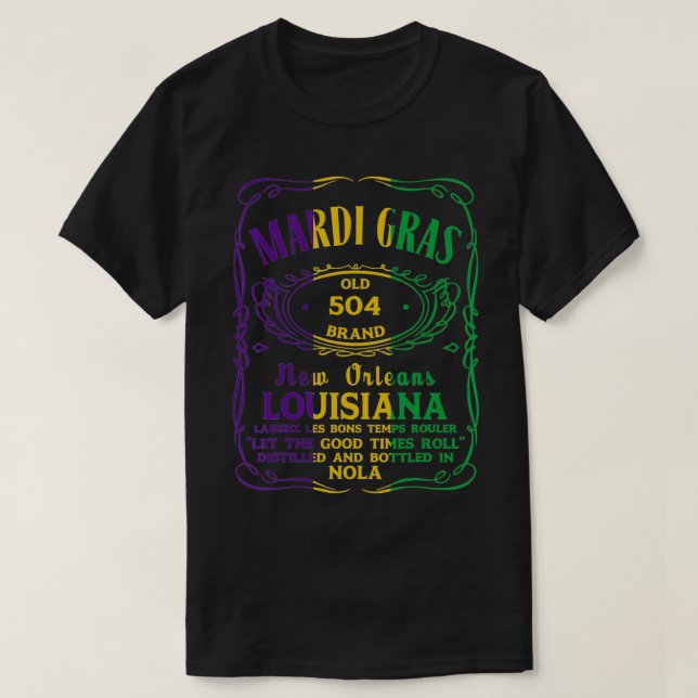 2021 Mardi Gras Costume  Mardi Gras 2021  T-Shirt (Design Front)