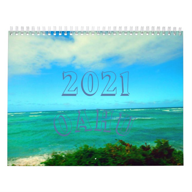 2021 Oahu Calendar (Cover)