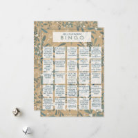 2021 Pandemic BINGO Funny Mistletoe Gold Christmas