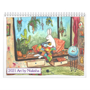 2021 Rabbit Art Calendar