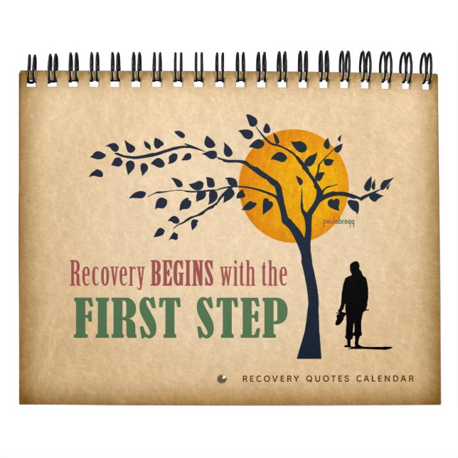 2021 Recovery Quotes Inspirational Slogans 12Steps Calendar (Cover)