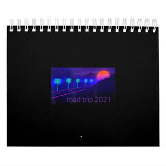 2021 Road Trip Travel Souvenir Camper Hiking Calendar
