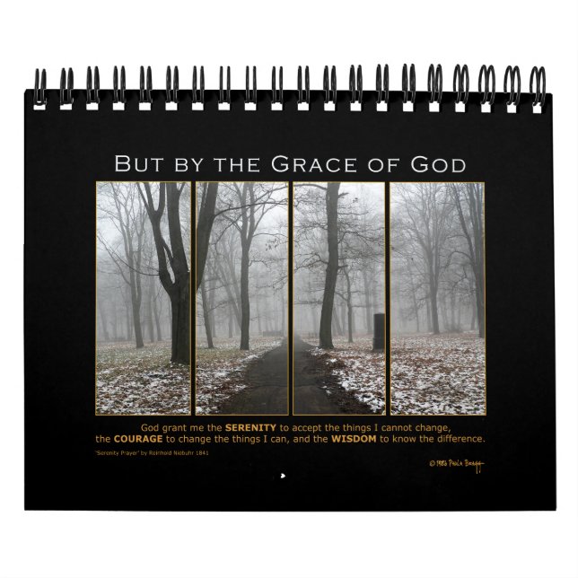 2021 Serenity Prayer God Grant Quote Recovery Calendar (Cover)