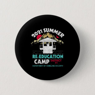 2021 summer re-education camp department homeland 6 cm round badge