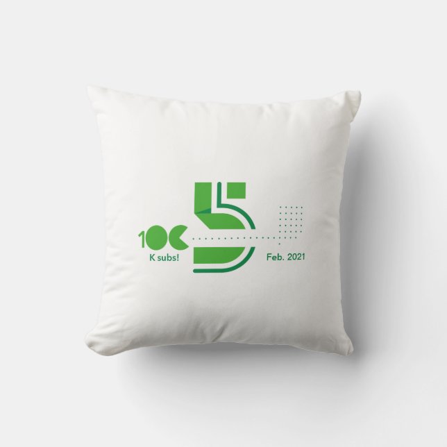2021 Throw Pillow (Front)