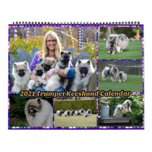 2021 Trumpet Keeshond Calendar