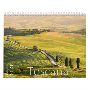 2021 Tuscany landscape photography calendar