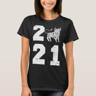 2021 Year of The Ox Outfit Men Women Chinese New Y T-Shirt