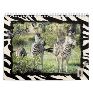 2021 Zebra Love Calendar