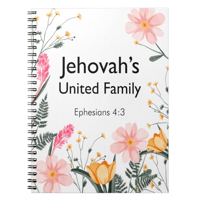2022-23 Circuit Assembly Jehovah's United Family  Notebook (Front)