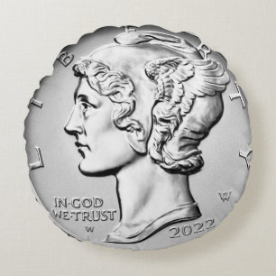 2022 $25 Palladium American Eagle Round Cushion