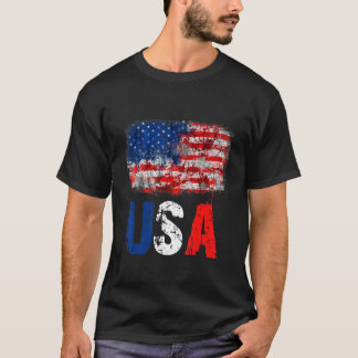 2022 4th Of July Independence Day Us American Flag T-Shirt