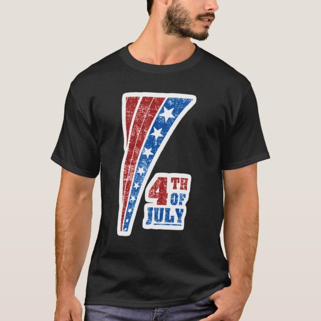 2022 4th Of July Independence Day Us American Flag T-Shirt (Front)