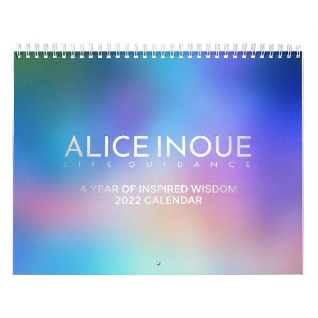 2022 Alice Inoue Life Guidance Calendar (Cover)
