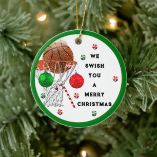 2022 Basketball Keepsake Ceramic Ornament