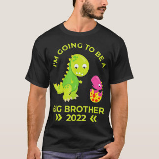 2022 Big Brother Little Sister Dinosaurs T-Shirt
