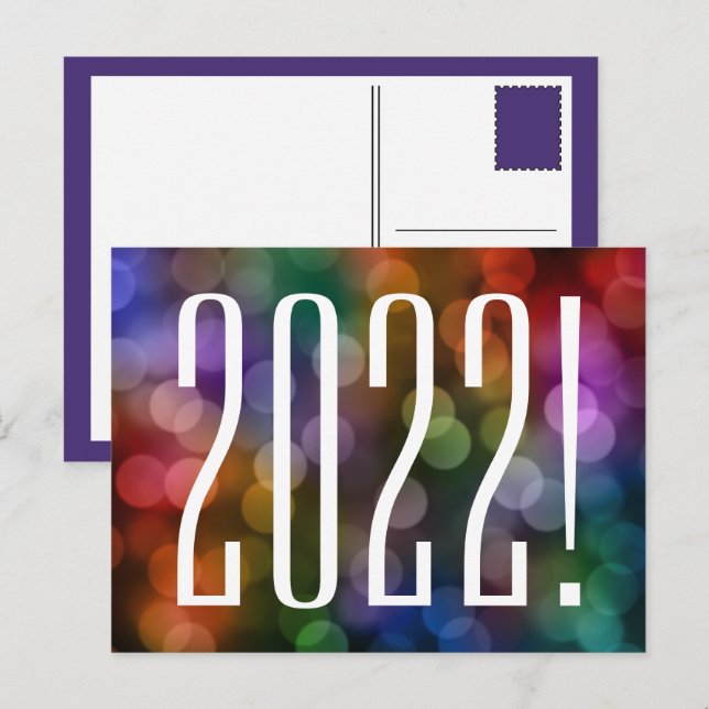 2022 bokeh postcard (Front/Back)