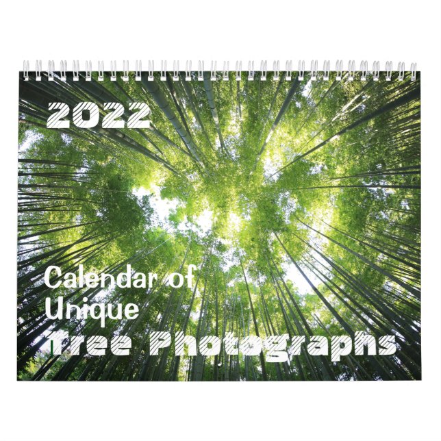 2022 Calendar of Unique Tree Photographs Customise (Cover)