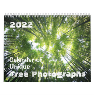 2022 Calendar of Unique Tree Photographs Customise