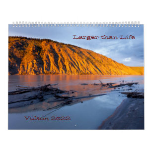 2022 calendar of Yukon Territory Canada landscapes