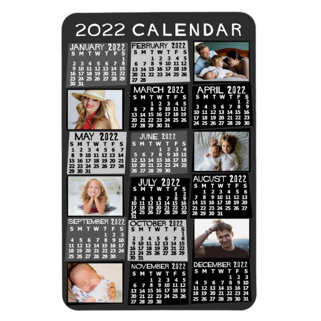 2022 Calendar (See Description for New Version)  Magnet (Vertical)