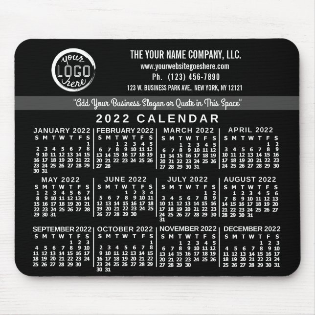 2022 Calendar (See Description for New Version)  Mouse Mat (Front)