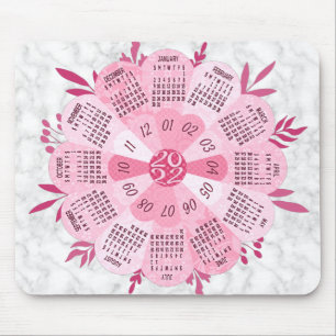2022 Calendar (See Description for New Version) Mouse Mat